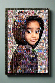 Tile photo frame