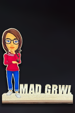 bitmoji cutout frames - personalized with name