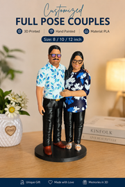 Couple Miniature Statue - 3d printed