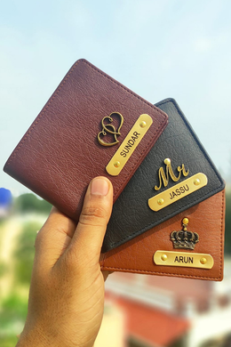 Men's wallet customized
